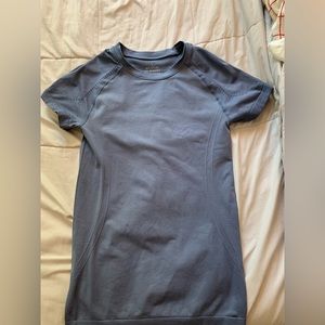 blue gym shirt